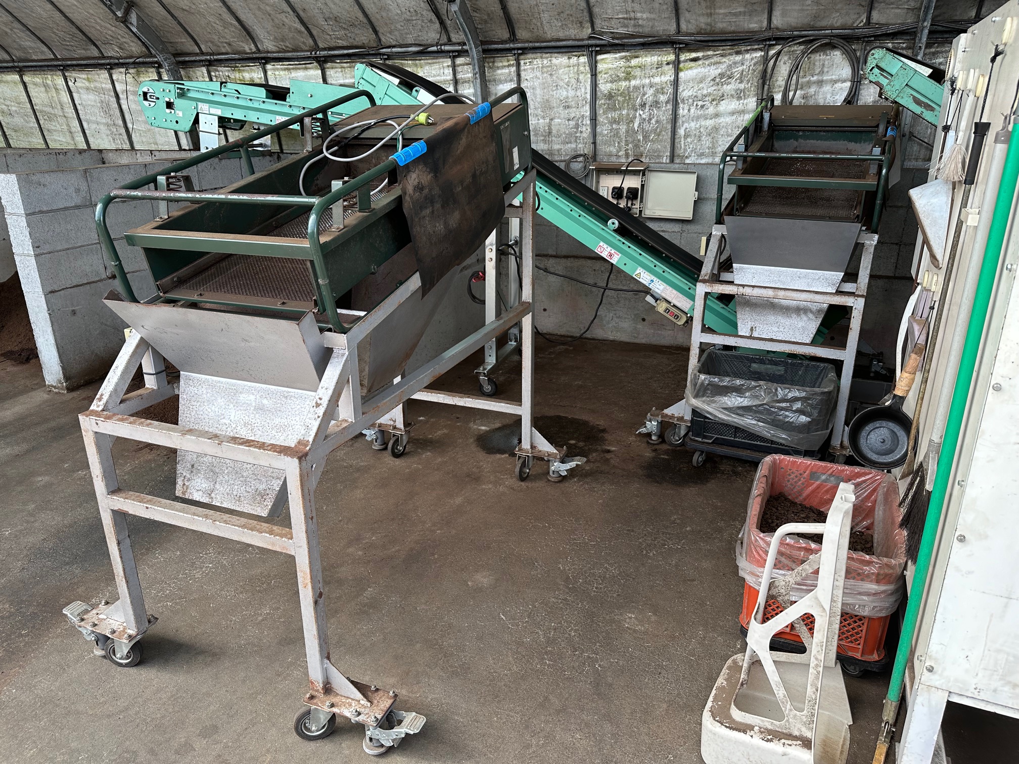 FARMSで使用しているふるい機